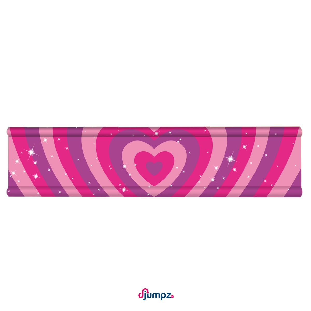 JumpBanner with a heart print for show jumping