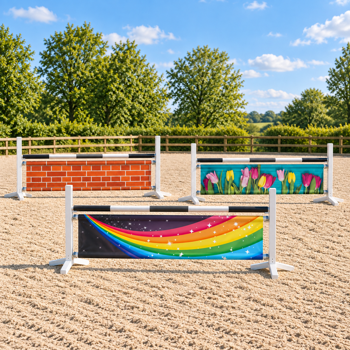 Trainingsset A: Rainbow Stars, Muur en Tulpen – sfeerbeeld