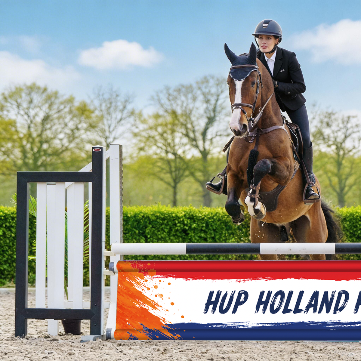 Hindernisbanner Hup Holland Hup