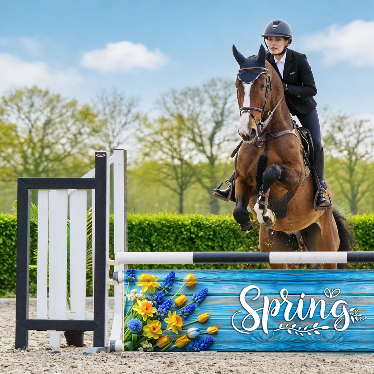 Hindernisbanner Spring Flowers