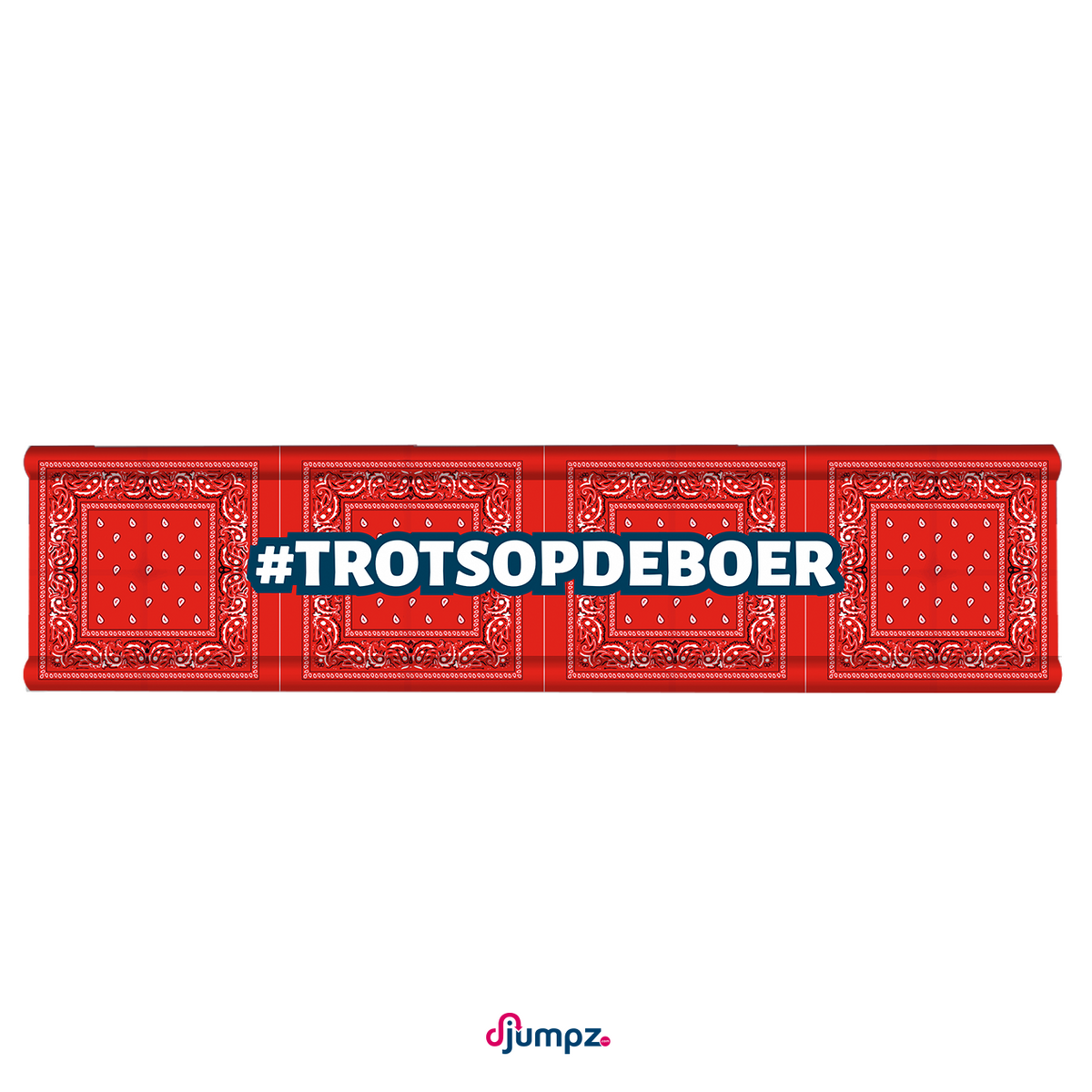 Hindernisbanner Stolz auf den Bauern Taschentuch