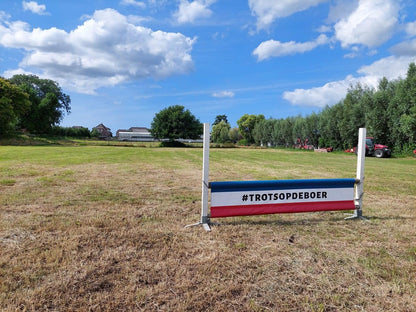 Hindernisdoek #Trotsopdeboer vlag
